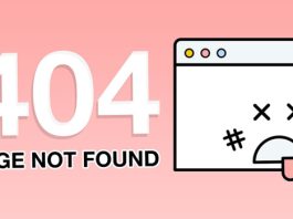 Lỗi 404 not found cần được sửa chữa kịp thời