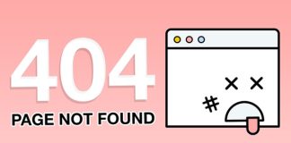 Lỗi 404 not found cần được sửa chữa kịp thời