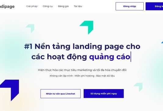 nền tảng thiết kế landing page thịnh hành